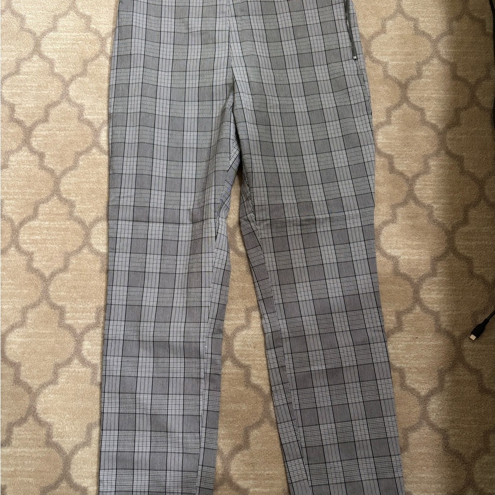 Women's Classic Gray Checkered Pants